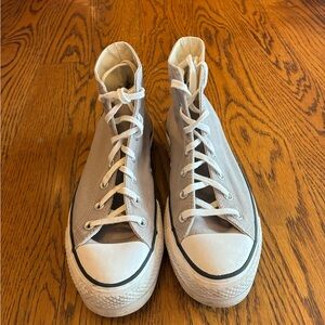 Gray Converse High-Top Chuck Taylor Sneakers